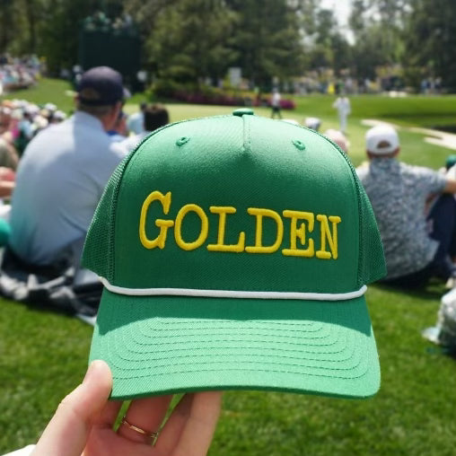 master's golden richardson rope hat