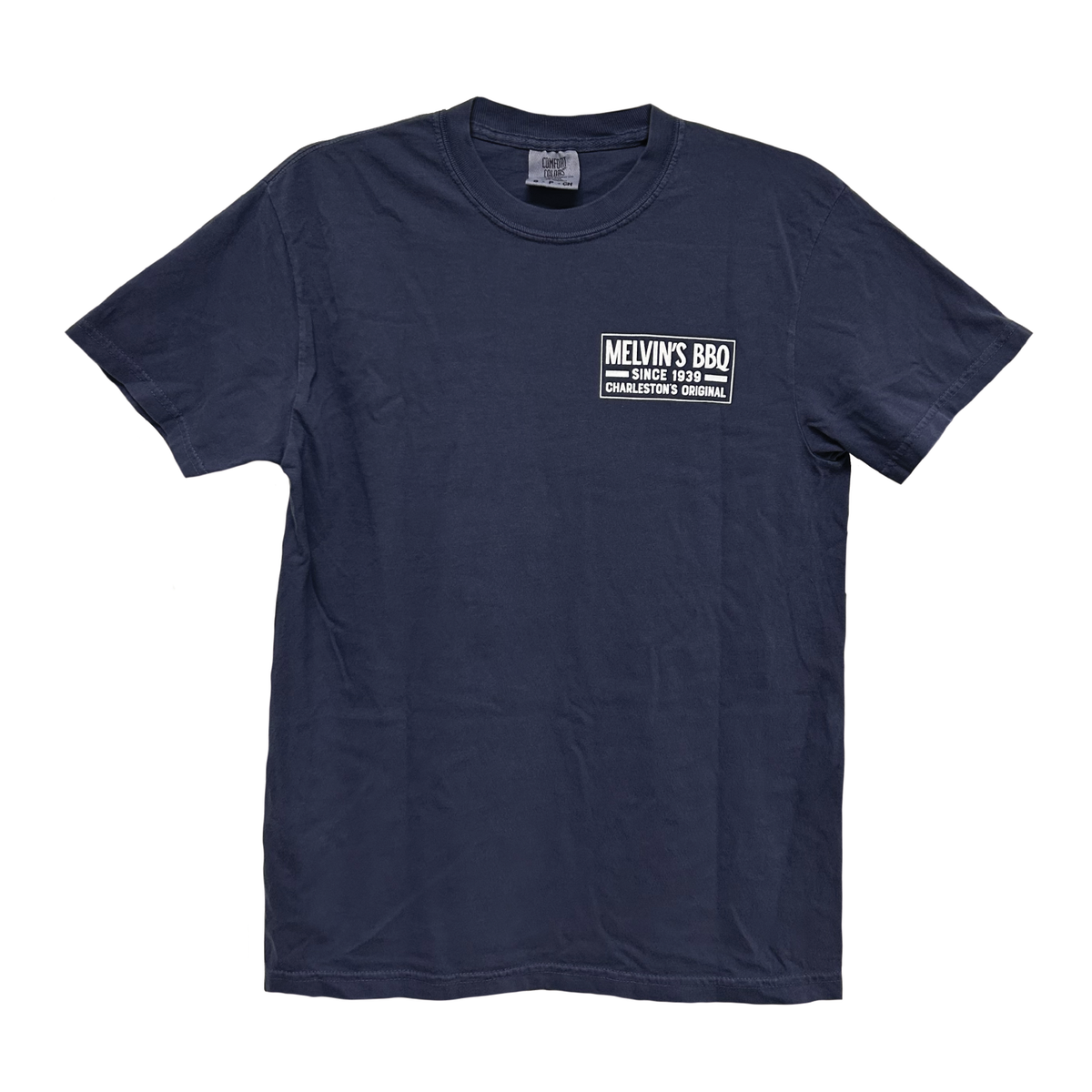 Melvin's Good Rub Navy T-Shirt – Melvins BBQ