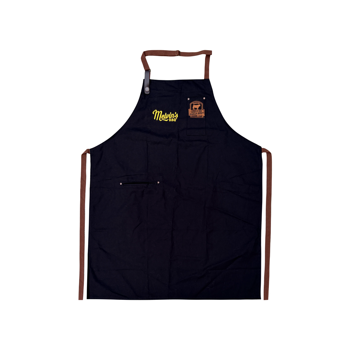 melvin's signature apron - black