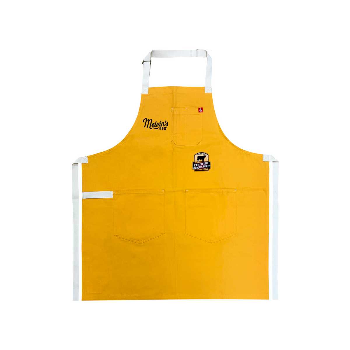 melvin's bbq x hedley & bennett signature apron - mustard