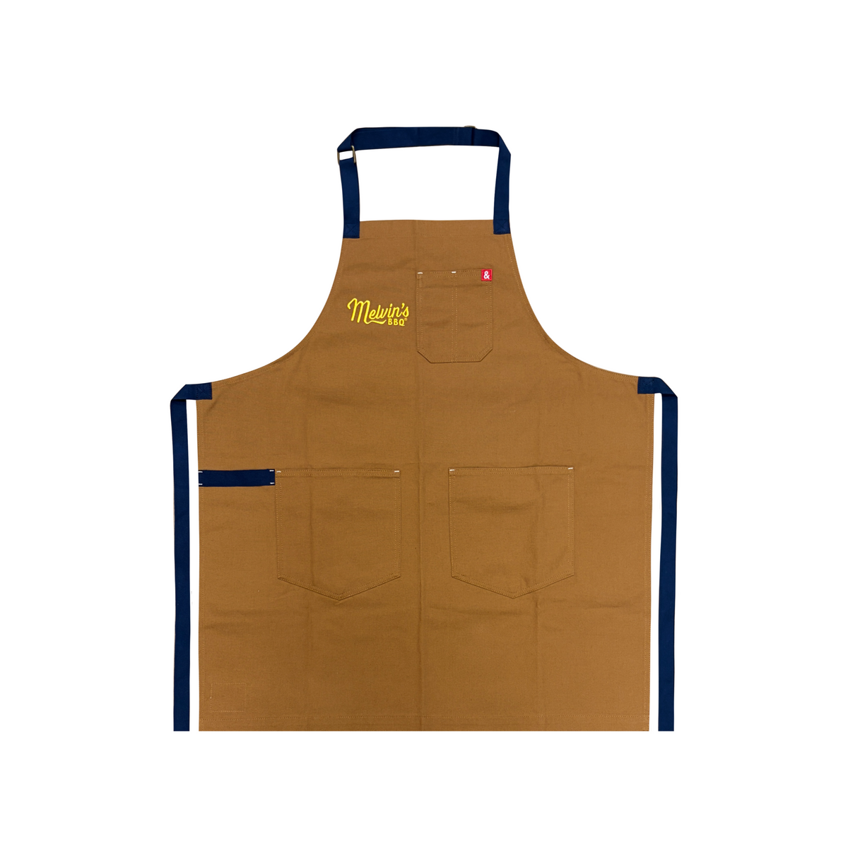 melvin's bbq x hedley & bennett signature apron - brown