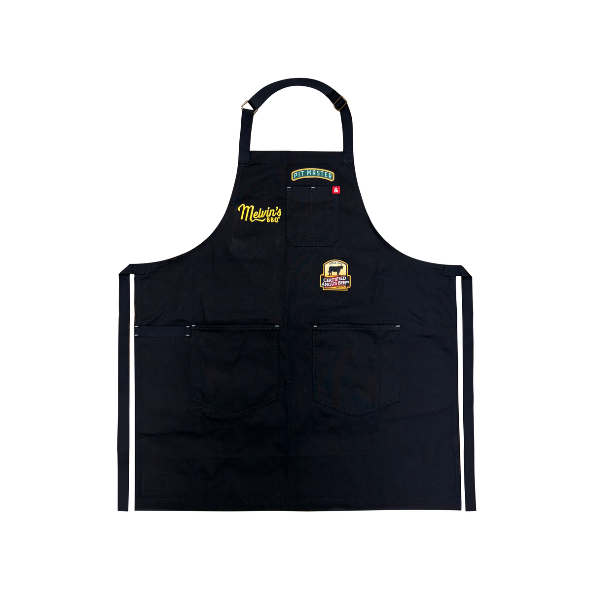 melvin's bbq x hedley & bennett signature apron - black