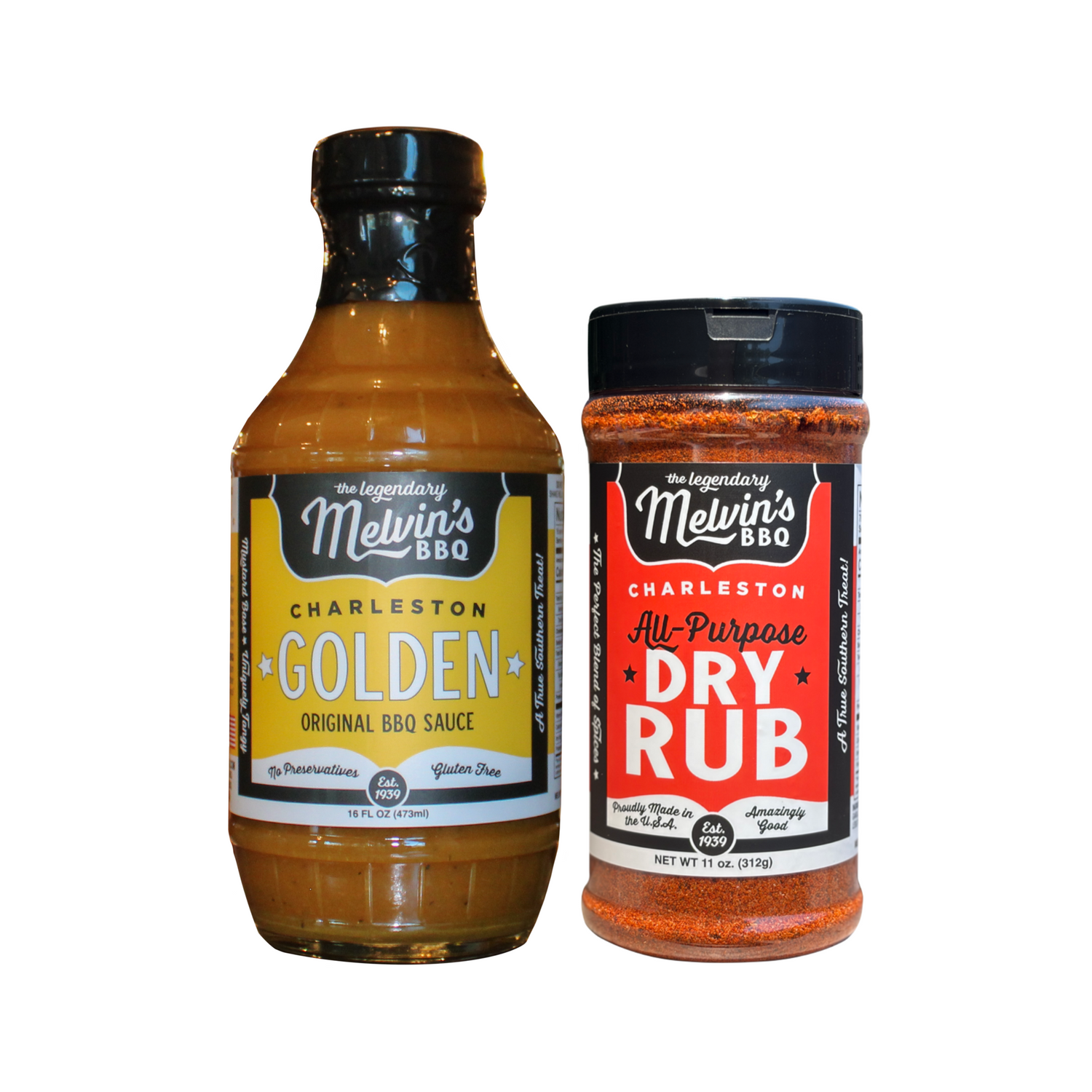 Melvin's BBQ Sauce & Rub Duo