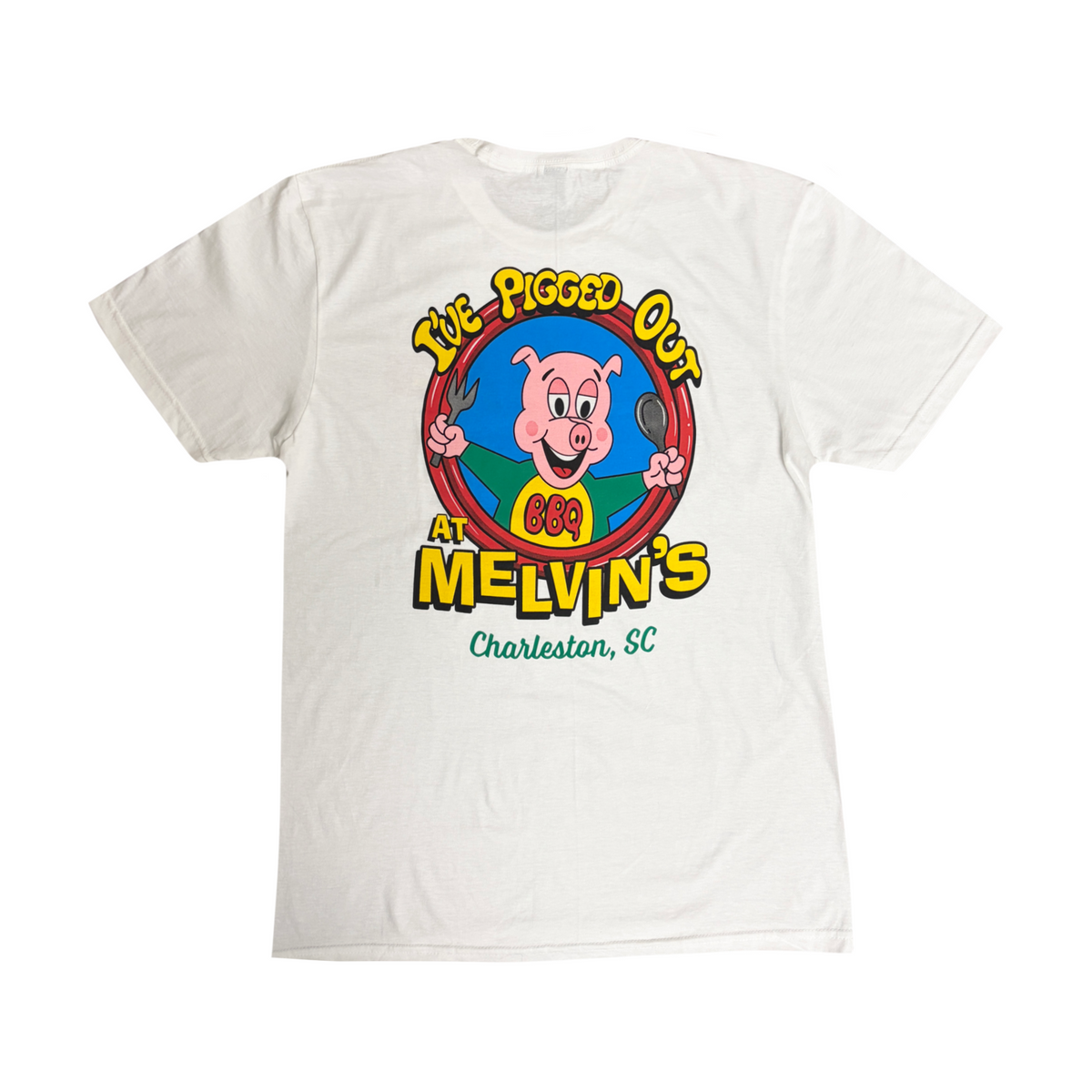 melvin's 'pigged out'  t-shirt with retro '95 logo on front