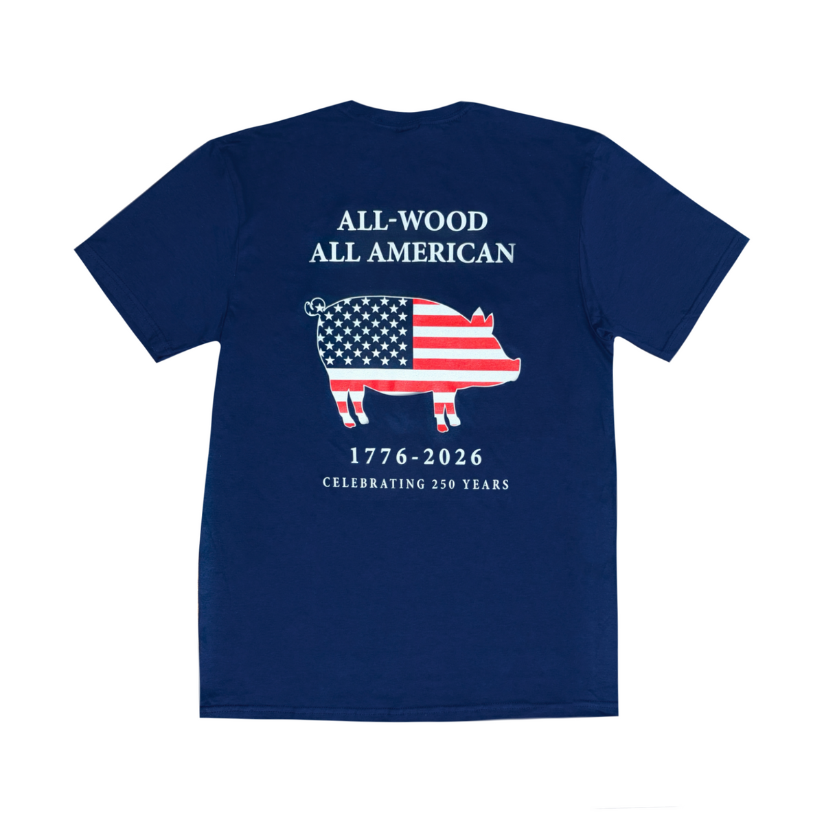 melvin's 'all-wood all american' navy t-shirt
