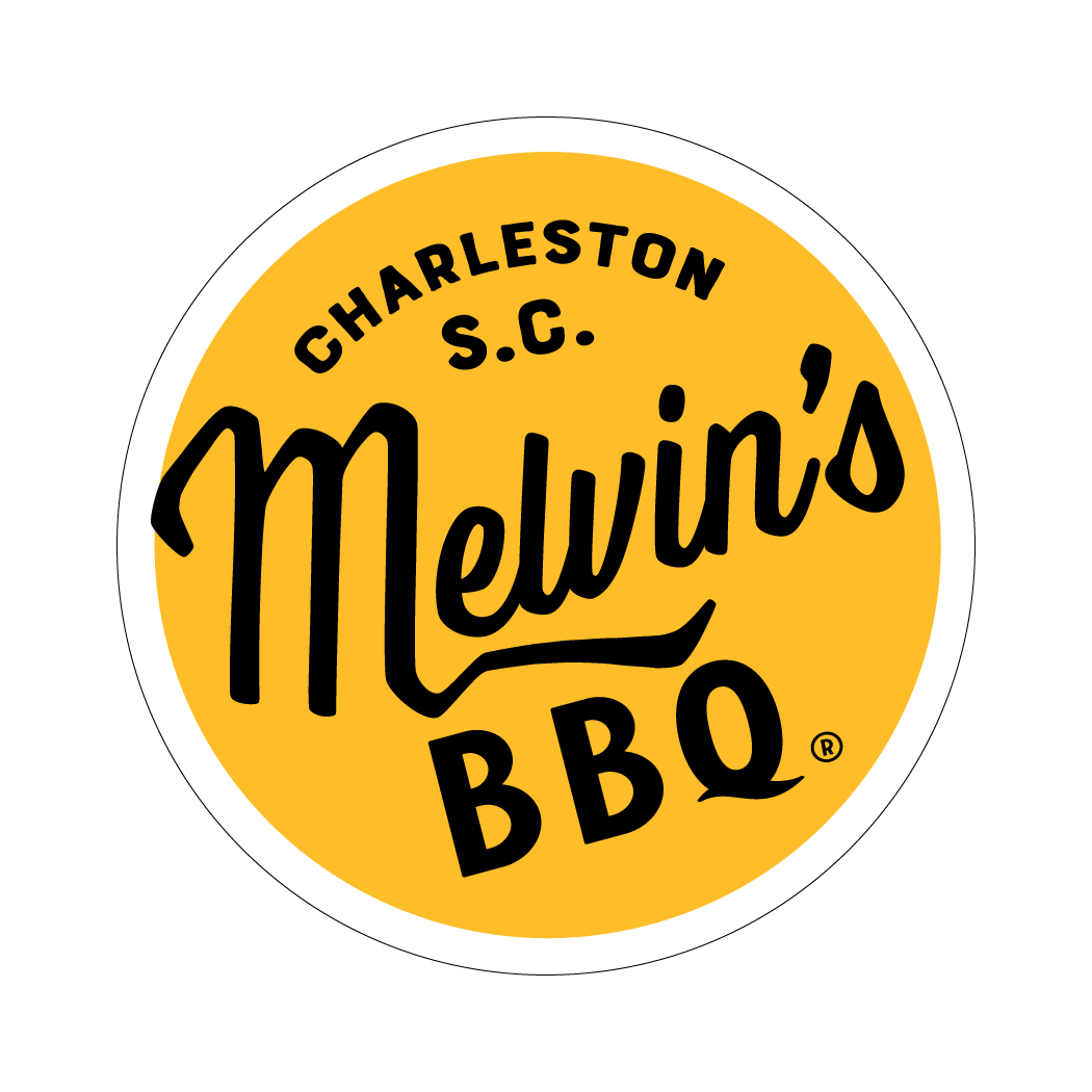 melvin's bbq golden circle sticker